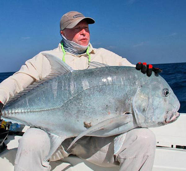 Spinnfischen auf Giant Trevally GT